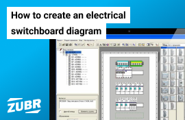 How to create an electrical switchboard diagram?