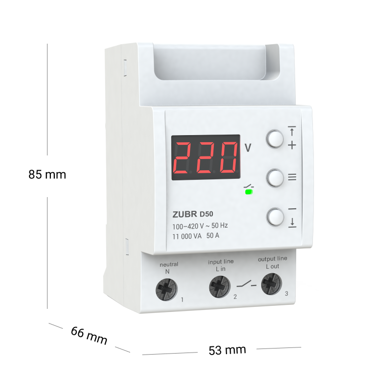 Voltage relay ZUBR D50 - Image 6