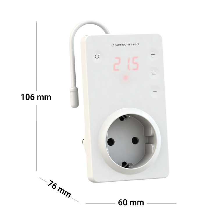 Thermostat terneo srz red - Image 3