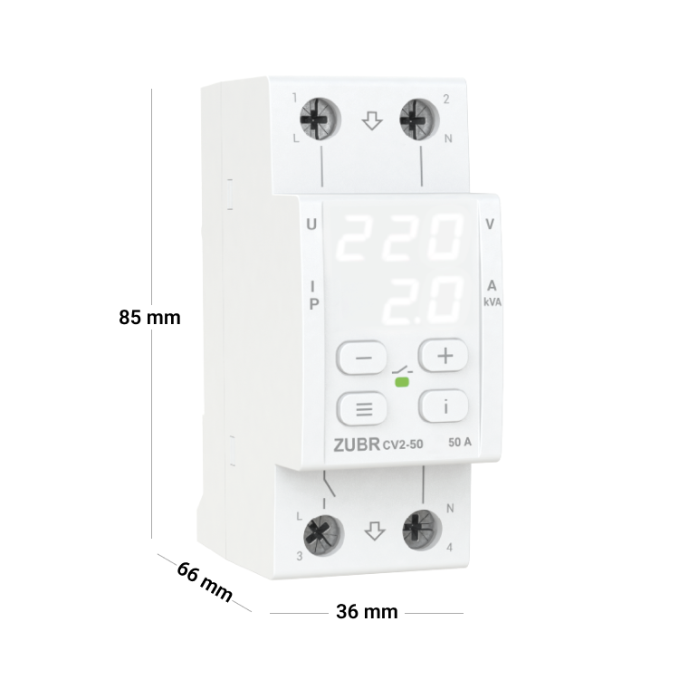 Voltage relay with current control CV2-50 - Image 3