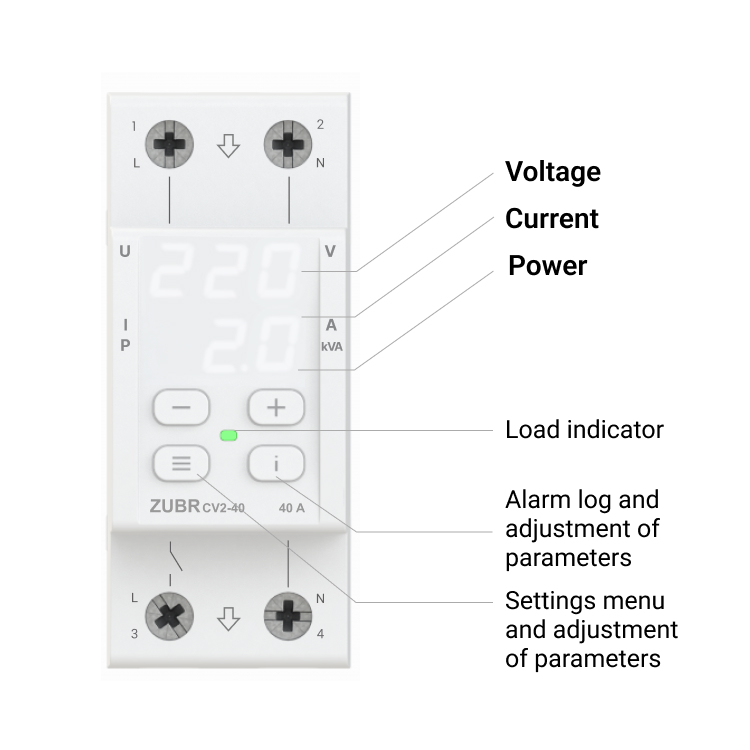 Voltage relay with current control CV2-50 - Image 4