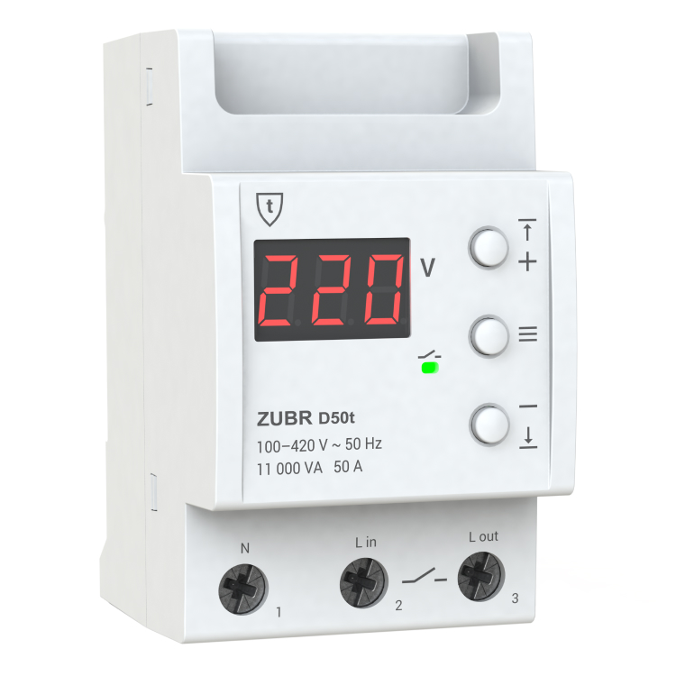 Voltage relay ZUBR D50t
