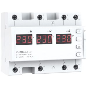 Voltage relays ZUBR D6-40 red