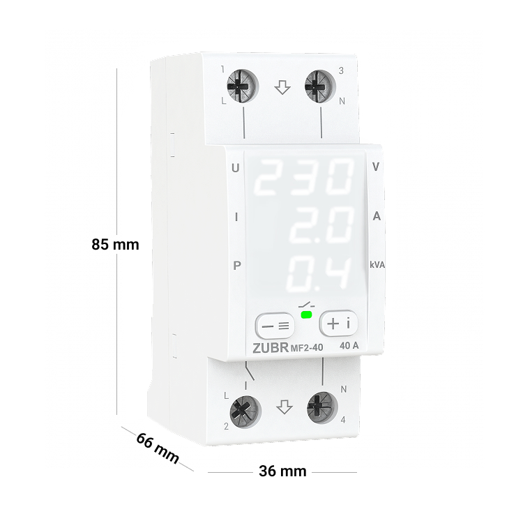 Multifunction relay ZUBR MF2-40 - Image 2