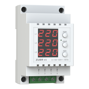 Three-phase voltmeter ZUBR V3